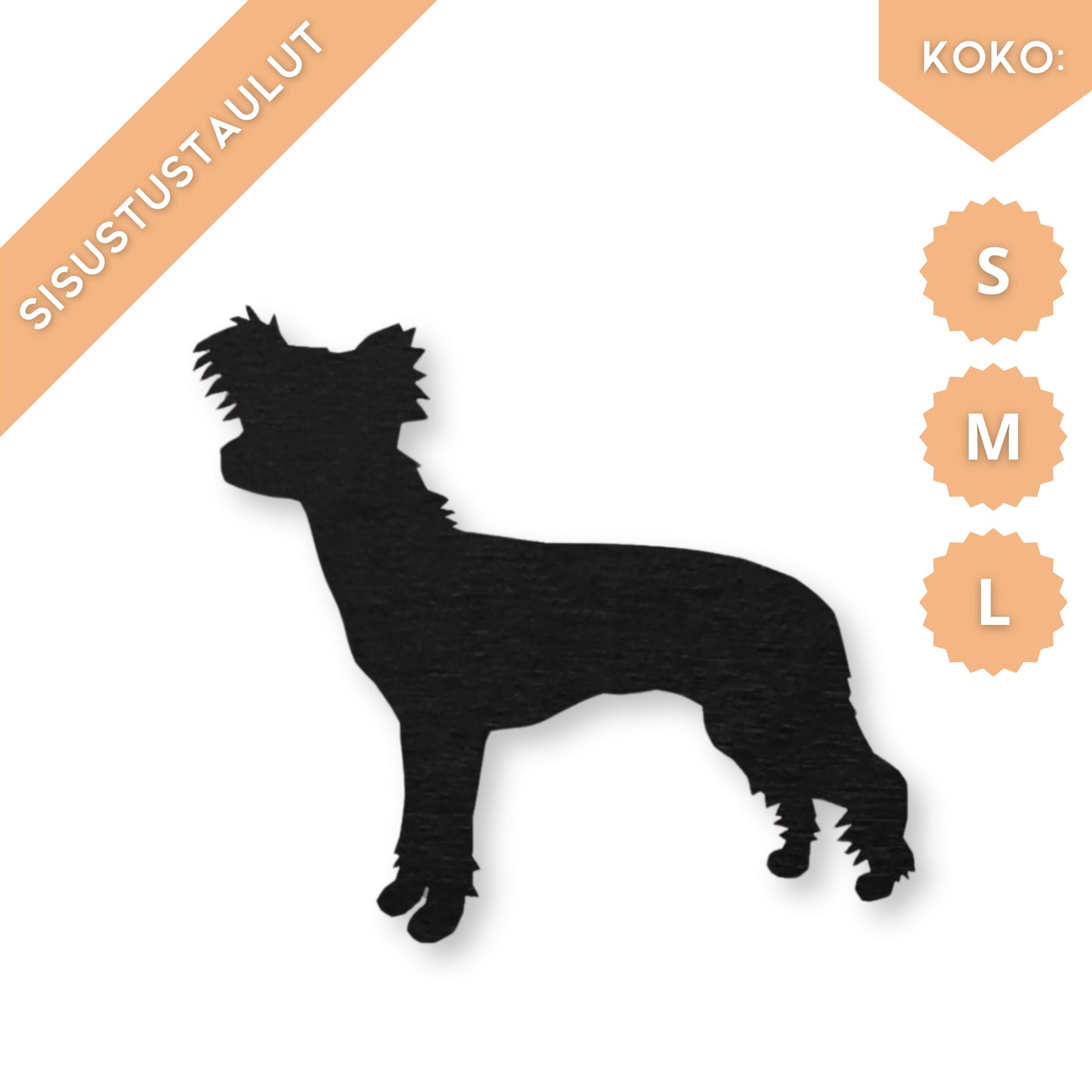 Kiinanharjakoira -sisustustaulu