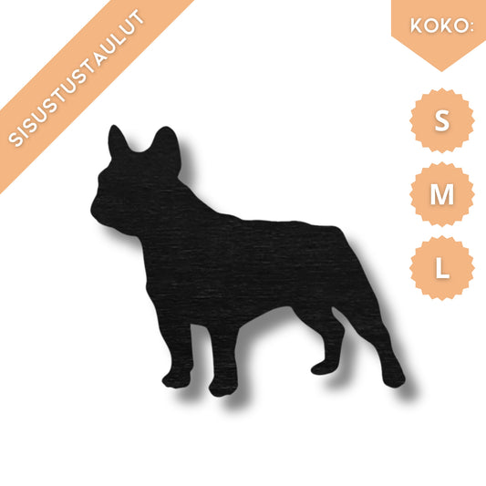 Ranskanbulldoggi -sisustustaulu