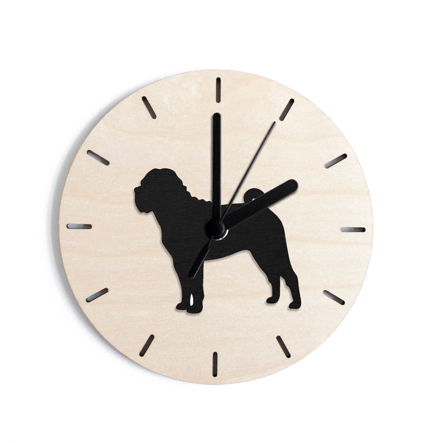 Shar pei -seinäkello