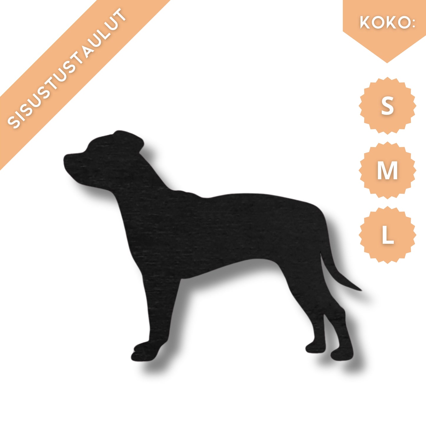 Staffordshirenbullterrieri -sisustustaulu