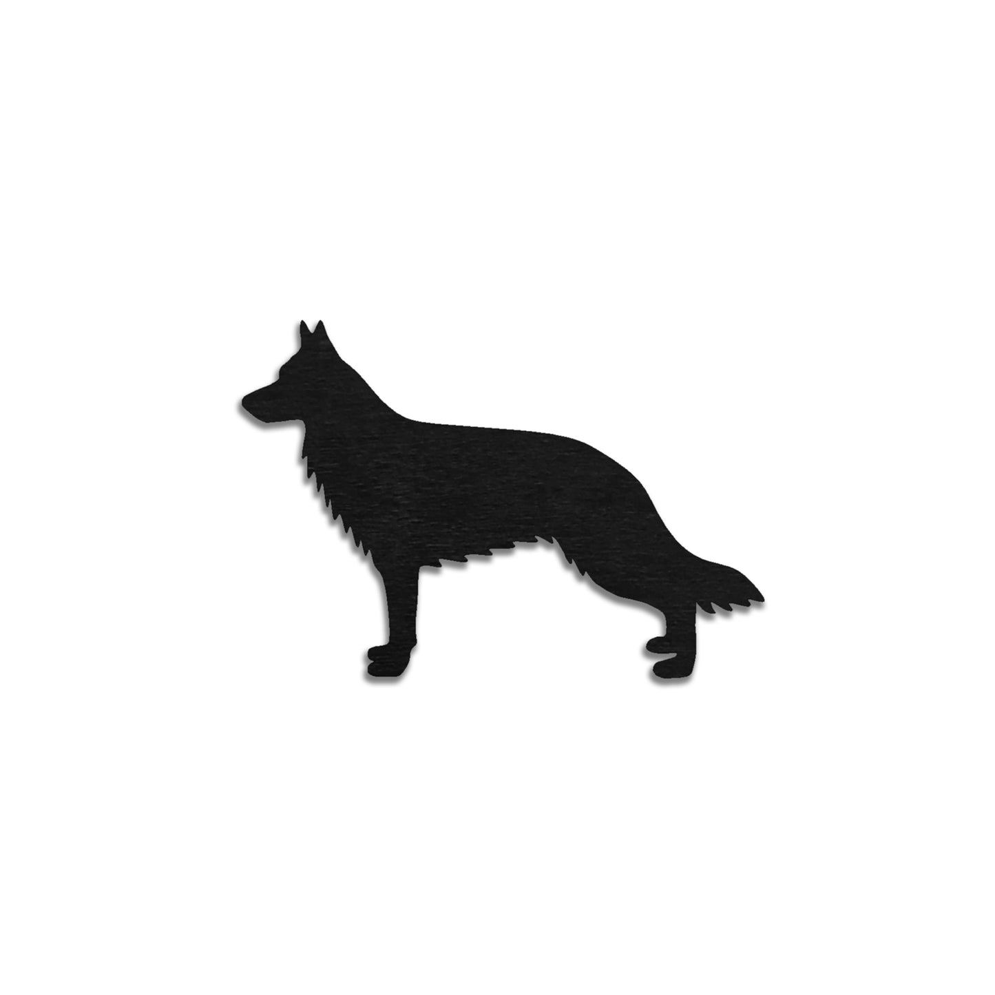 Saksanpaimenkoira pitkäkarvainen -jääkaappimagneetti