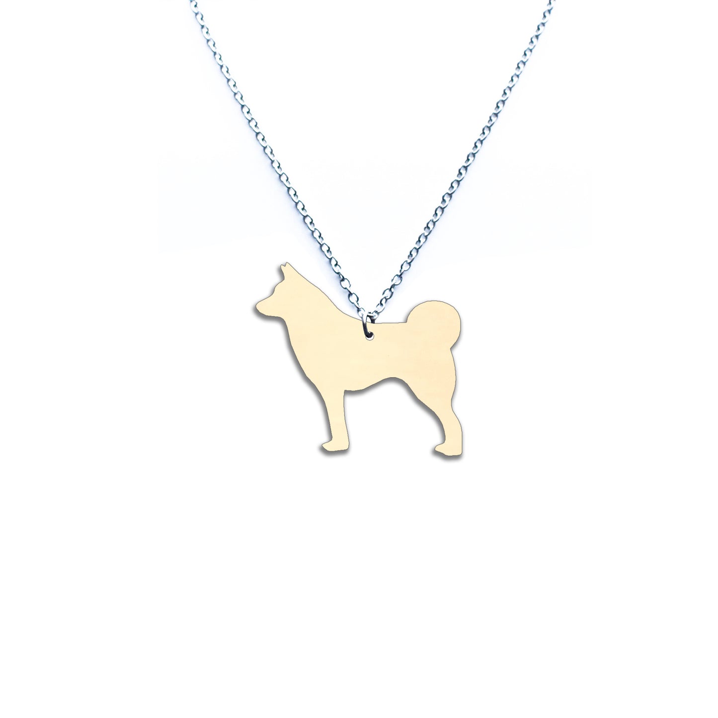 Valkoinen ruotsinhirvikoira -kaulakoru