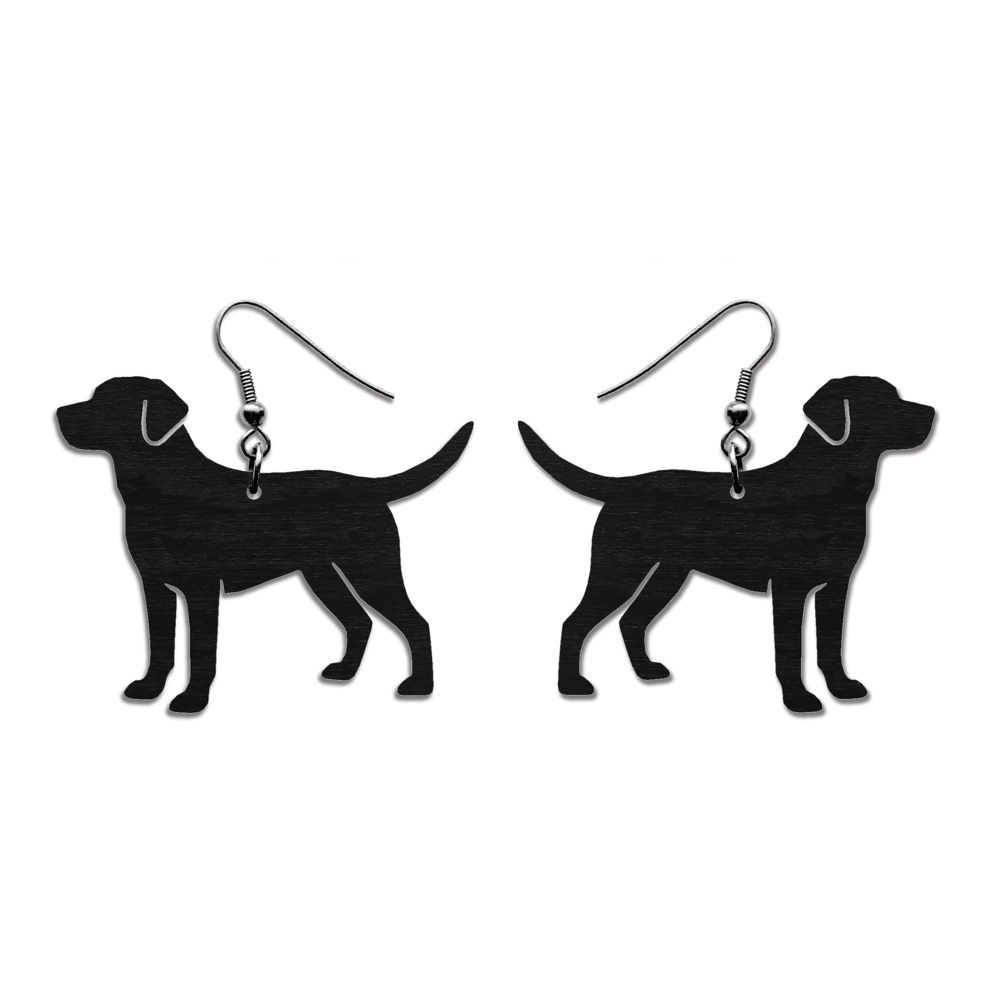 Labradorinnoutaja (etuviistosta) -korvakorut