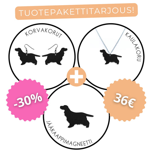 Cockerspanieli -tuotepaketti