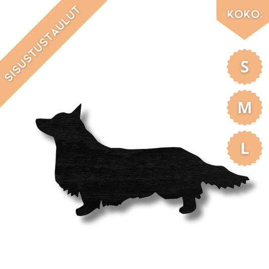 Welsh corgi cardigan -sisustustaulu