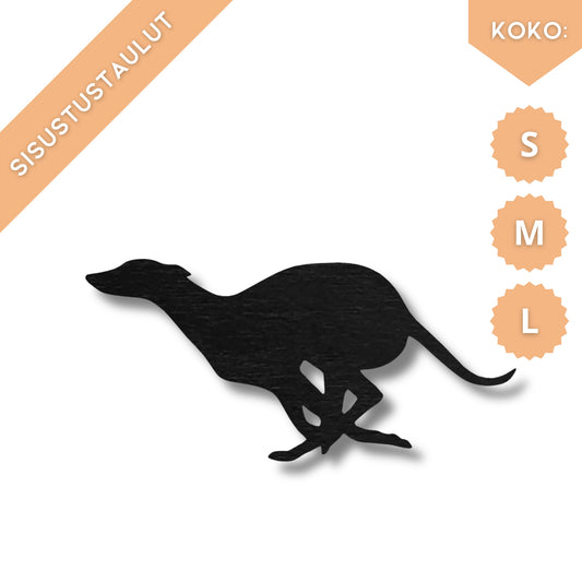 Whippet (juokseva) -sisustustaulu